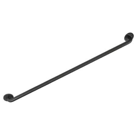 Kingston Brass GDR814480 48-Inch X 1-1/4-Inch OD ADA Grab Bar, Matte Black GDR814480